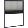 vidaXL sieťka pČervenái hmyzu plisovaná na okná hliníková antracitová 60x80cm