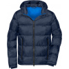 James & Nicholson | JN 1168 Pánska prešívaná bunda_02.1168 Farba: navy/electric blue, Veľkosť: M