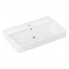 Hansgrohe Xanuia Q Umývadlo 80x48 cm, s prepadom, otvor na batériu, SmartClean, biela 61136450-HG