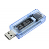 Interlook KWS-V20-BLUE | Digitálny voltmeter | USB tester | Merač spotreby napätia a prúdu | Multifunkčné zariadenie na kontrolu kapacity batérie