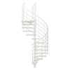Minka STAIRS Kombinované točité schodisko Fusion biela/biela pr. 140 cm