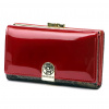 Gregorio SLM-108 červená dámska peňaženka z hovädzej kože 14,5 x 9 x 3,5 cm