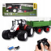 Traktor zdalnie sterowany ABC BETTER TOYS s prívesom 1:24, viacfarebný