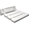 Aqualine Sprchové sedadlo 32x33cm, sklopné, biela SPH AE357