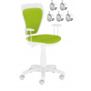 Detské stoličky Ministiny zelené panelové kolesá (Detské stoličky Ministiny zelené panelové kolesá)