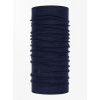 Multifunkčná šatka Buff Midweight Merino Wool - night blue melange