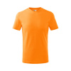 MALFINI Tričko Basic 138, krátý rukáv, dětské MAL-138A210 8 roků Oranžová tangerine