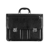 Aktovka REAbags 8001/2-TR - černá / nikl - 19 L
