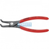 KNIPEX 49 21 A21 Precízne kliešte pre vonkajšie poj. kr. 19-60 mm zahnuté 90 ° pot. plastom, f. na šedo