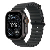 Apple Watch Ultra 3 GPS + Cellular 49mm Black Titanium Case with Black Ocean Band - Apple Watch Ultra 3 (2025) 49mm Čierny titán s čiernym oceánskym remienkom MF0J4QC/A