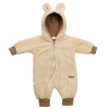 Luxusný detský zimný overal New Baby Teddy bear béžový - 56 , Béžová