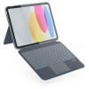 Epico Klávesnica s puzdrom Apple iPad 10.2 čeština/sivá 43811101300009