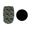 Ma-Tata Jarná/jesenná nepremokavá deka na zips - Black Dots