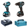 Makita DLX2535SJ aku sada DDF490+DTD153 Li-ion LXT 18V 2x3Ah
