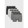 MEN-A 5PACK Bambusové boxerky MEN-A George III sivočierna S