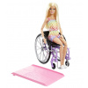 Mattel Barbie Modelka na invalidním vozíku v kostkovaném overalu, HJT13