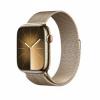 APPLE Watch Series 9 GPS + Cellular 45mm Gold Stainless Steel Case with Gold Milanese Loop