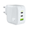 Green Cell CHARGC08W nabíjačka na PDA a mobilné telefóny Slúchadlá, Netbook, Smartfón, Tablet Biela AC Rýchle nabíjanie Vnútorný (CHARGC08W)