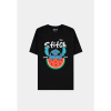 Disney's Lilo & Stitch Lilo & Stitch - Watermelon Men's Short Sleeved T-shirt Velikost: M, Barva: Black
