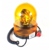 BLESKOVÁ VÝSTRAŽNÁ LAMPA MAJÁK 12V 24V HALOGÉNOVÁ VÝKONNÁ PRE TRAKTOR AUTA