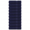zahrada-XL Osušky 10 ks námornícky modrý 70x140 cm 360 g/m2 100 % bavlna 136787