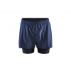 Kraťasy CRAFT ADV Essence 2v1 Dark Blue - L