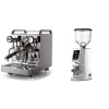 Rocket Espresso Mozzafiato FAST V + Eureka Atom W 75, chrome