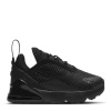 Nike Air Max 270 Trainer Infant Boys Triple Black C3 (19)