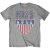 KISS - Stars And Stripes (Grey) (tričko) Medium