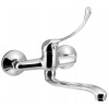 a&n&a aqualine AQUALINE 35 nástenná batéria, lekárska páka, ramienko zvýšené, 220 mm, chróm (52144)