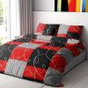 Krepové bavlnené obliečky Homa PURA RED DAME 2-dielna sada 140x200 cm Krepové bavlnené obliečky Homa PURA RED 2-dielna sada 140x200 cm - 140x200 cm - 1x vankúš 1x prikrývka - gombíky