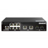 QNAP riadený PoE++ switch QSW-M2106PR-2S2T (6x 2,5GbE RJ45, 2x 10GbE RJ45, 2x 10GbE SFP+, malá šírka) (QSW-M2106PR-2S2T)
