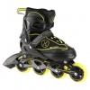 Kolečkové brusle NILS Extreme NA11008 žluté vel.L (39-42)