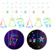 Vianočná LED záclona Renifer 2,5 m – 138 LED, multicolor, 8 režimov, IP44, časovač