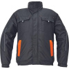 CERVA MAX VIVO pilot bunda| čierna/oranžová 4XL