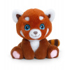 Keel Toys SE1537 Keeleco Panda červená - eko plyšová hračka 16 cm
