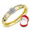 Zlatý ruženec, snubný prsteň Openwork 585 R26-31 (Zlatý ruženec, snubný prsteň Openwork 585 R26-31)