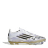 adidas F50 Elite Childrens Firm Ground Football Boots White/Blk/Gold 1 (33)