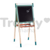 Drevená magnetická tabuľa Scalable Magnetic Board Janod obojstranná polohovateľná mentolová 22 doplnkov J09625