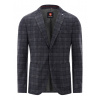 Pánske džerzejové kárované sako CLUB OF GENTS slim fit Veľkosť: 46
