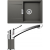 Set Schock S7-3 (dřez Mono D-100 Silverstone + baterie SC-90 Silverstone)