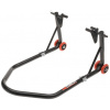 Stojan M002-45 na motocykel predný/zadný, Q-TECH (čierny)