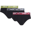 Nike 3 Pack Briefs Mens Blk Gym Rd/Anth X Large