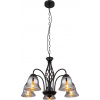 Globo Lighting Gonny závesné svietidlo 5x60 W čierna-dymová 60298-5H