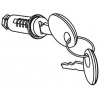 SHAD 201722R vložka zámku s kľúčom pre kufre SH45/SH39/SH37/SH34/SH33/SH29/SH26