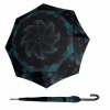 Knirps Knirps T .760 Stick Automatic Symphony black - elegantný hoľový vystreľovací dáždnik