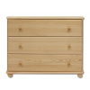 Casarredo DK-105 komoda s 3 zásuvkami Morenie jelša