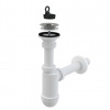 Alcadrain ALCA A411 umyvadlový sifon pr.32mm, s nerezovou mřížkou, PP, bílá