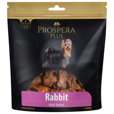 Prospera Plus pochúťka mini kosti z králičieho mäsa 230 g