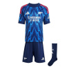 adidas Arsenal Away Mini Kit 2025 2026 Infants Blue/Grey 2-3 Years